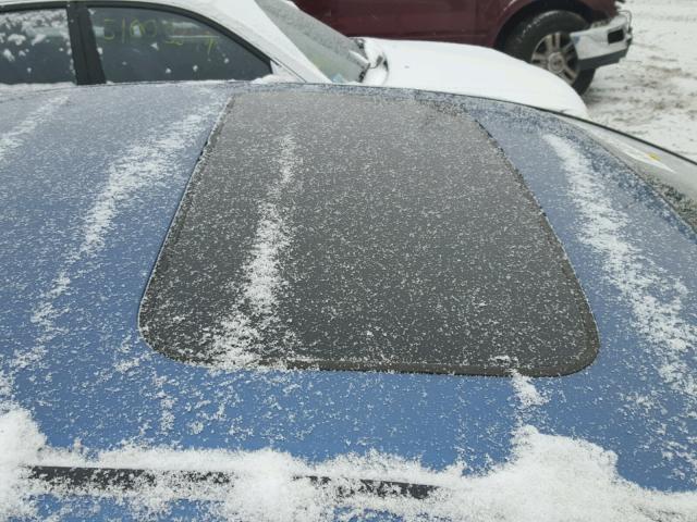 1HGFA16866L072243 - 2006 HONDA CIVIC EX BLUE photo 9