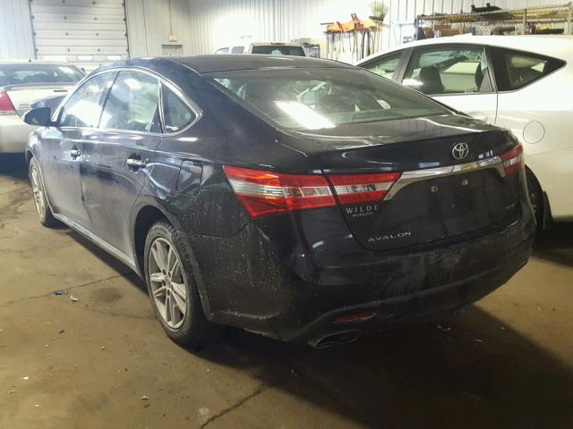 4T1BK1EB6DU004650 - 2013 TOYOTA AVALON BAS BLACK photo 3