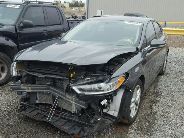 3FA6P0H7XGR291422 - 2016 FORD FUSION SE GRAY photo 2