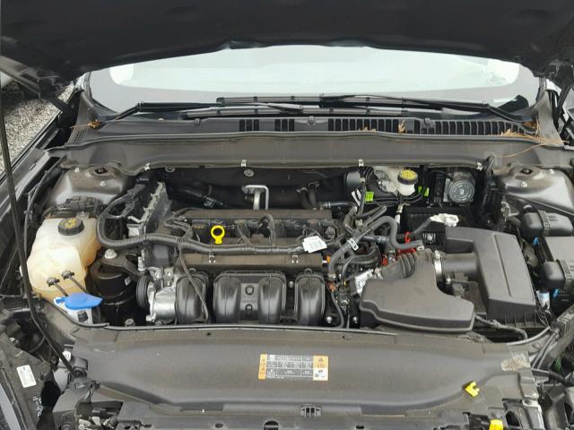 3FA6P0H7XGR291422 - 2016 FORD FUSION SE GRAY photo 7