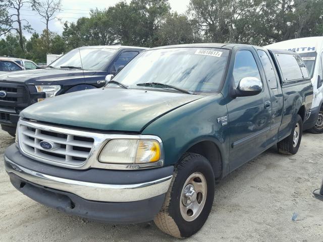 1FTRX17L4XNB81819 - 1999 FORD F150 GREEN photo 2