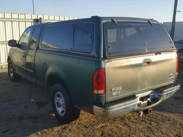 1FTRX17L4XNB81819 - 1999 FORD F150 GREEN photo 3