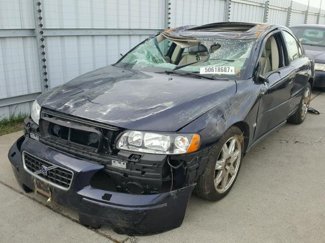 YV1RS592352440674 - 2005 VOLVO S60 2.5T BLACK photo 2