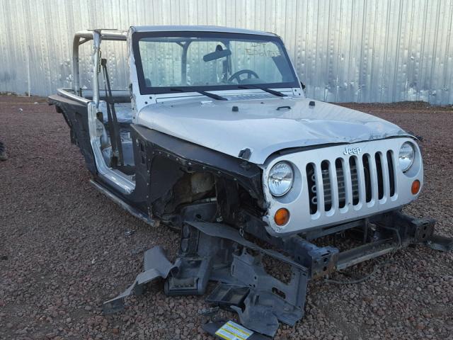 1J4FA24149L751730 - 2009 JEEP WRANGLER X GRAY photo 1