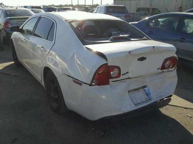 1G1ZG57B58F297047 - 2008 CHEVROLET MALIBU LS WHITE photo 3