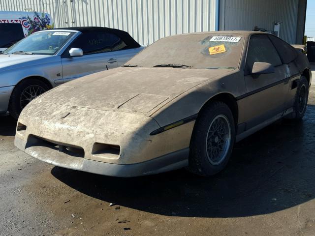 1G2PG9797GP280394 - 1986 PONTIAC FIERO GT GOLD photo 2