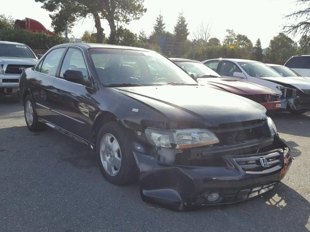 1HGCG16562A081702 - 2002 HONDA ACCORD EX BLACK photo 1