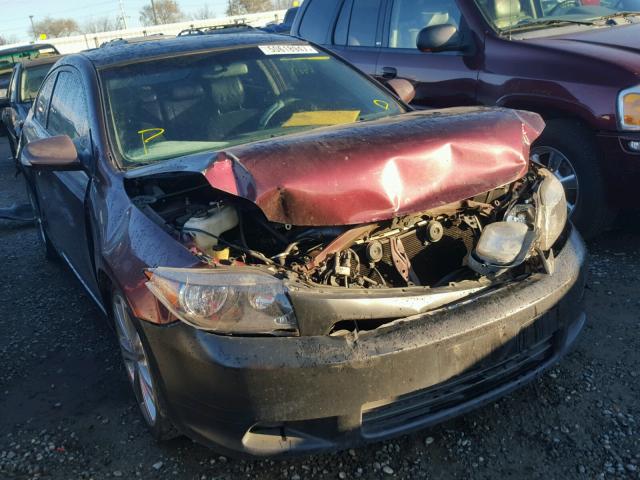 JTKDE177950007508 - 2005 TOYOTA SCION TC 勃艮第红 照片 1