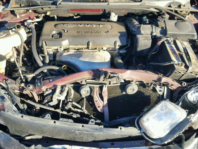 JTKDE177950007508 - 2005 TOYOTA SCION TC 勃艮第红 照片 7