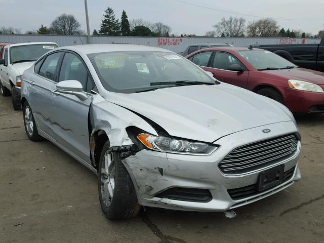 3FA6P0H73ER387647 - 2014 FORD FUSION SE SILVER photo 1