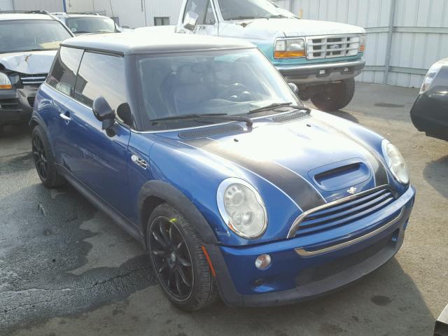 WMWRE33506TN25310 - 2006 MINI COOPER S BLUE photo 1