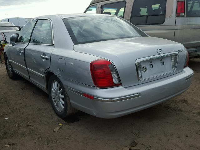 KMHFU45E64A327489 - 2004 HYUNDAI XG 350 SILVER photo 3