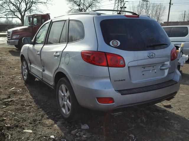 5NMSH13EX7H000435 - 2007 HYUNDAI SANTA FE S Արծաթագույն լուսանկար 3