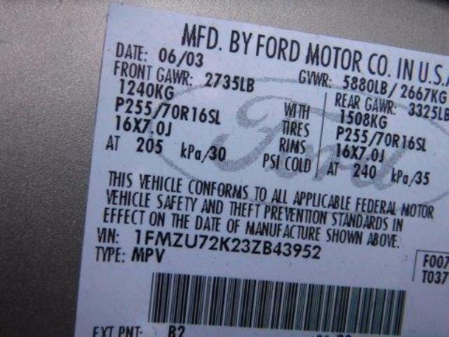 1FMZU72K23ZB43952 - 2003 FORD EXPLORER X GOLD photo 10