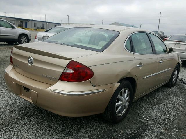 2G4WD532951242477 - 2005 BUICK LACROSSE C GOLD photo 4