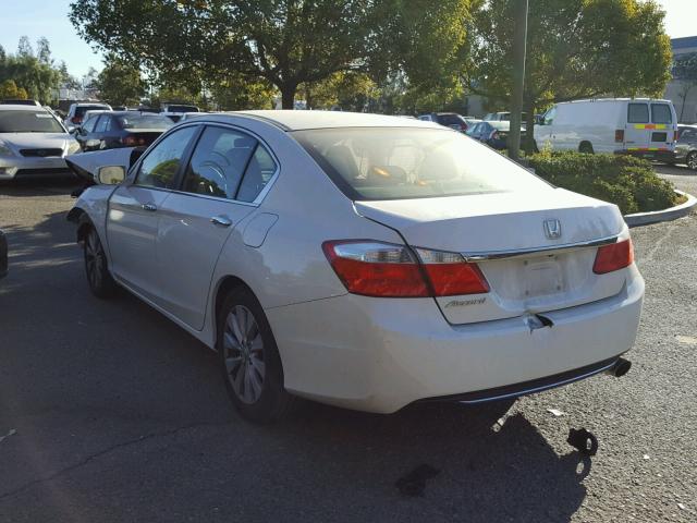 1HGCR2F79FA048328 - 2015 HONDA ACCORD EX WHITE photo 3