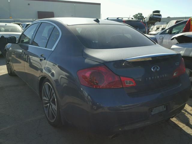 JNKCV61E89M013501 - 2009 INFINITI G37 BASE GRAY photo 3