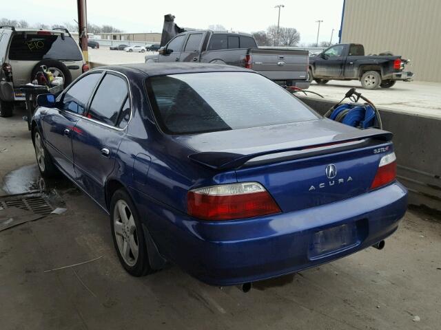 19UUA568X2A049973 - 2002 ACURA 3.2TL TYPE BLUE photo 3