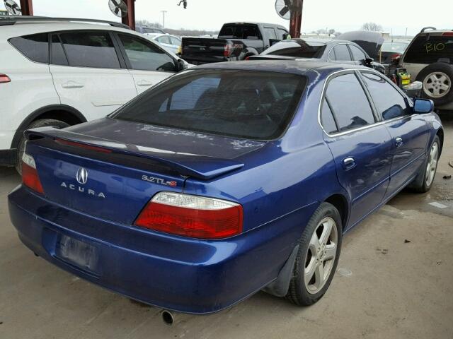 19UUA568X2A049973 - 2002 ACURA 3.2TL TYPE BLUE photo 4