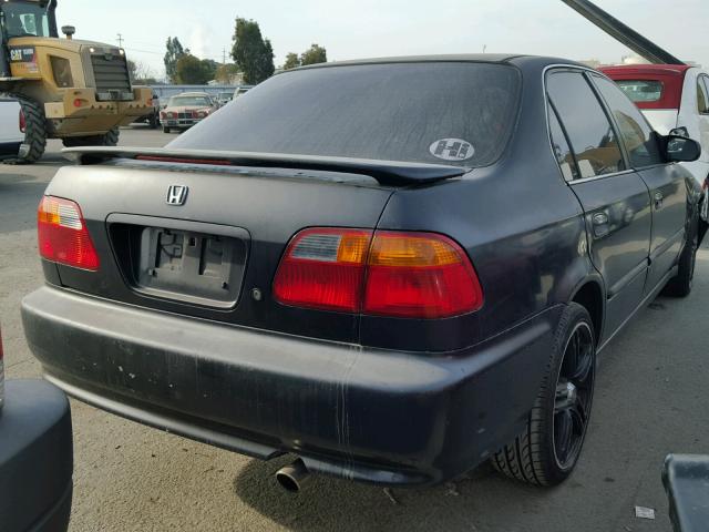 2HGEJ6674XH566423 - 1999 HONDA CIVIC LX BLACK photo 4