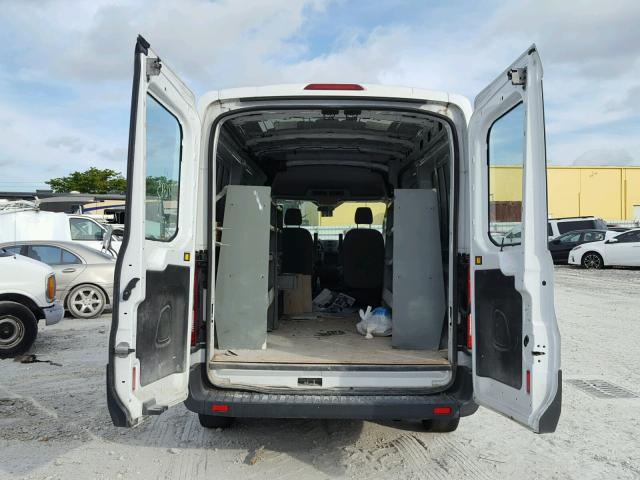 1FTYR2CM4FKA19683 - 2015 FORD TRANSIT T- WHITE photo 6