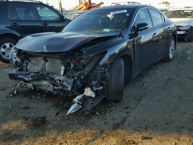 1N4AA5AP0BC815686 - 2011 NISSAN MAXIMA S BLACK photo 2