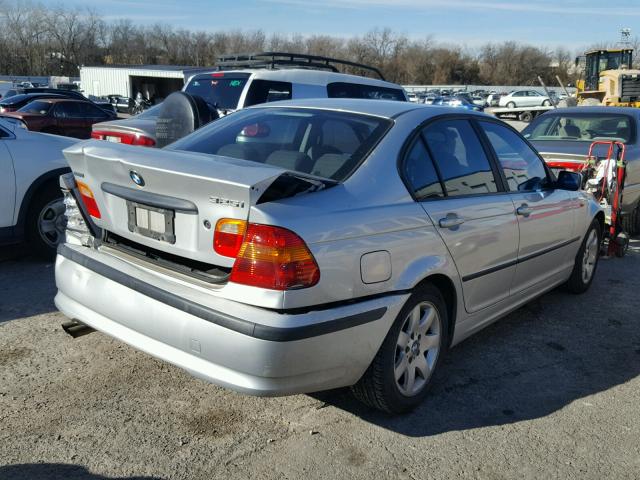 WBAEV33413KL88823 - 2003 BMW 325 I SILVER photo 4