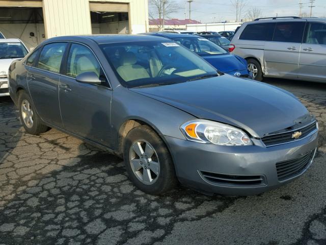 2G1WT55K189106668 - 2008 CHEVROLET IMPALA LT GRAY photo 1