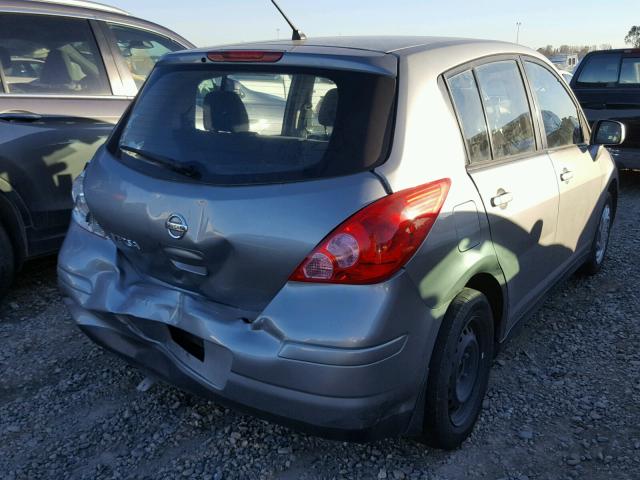 3N1BC1CP0BL379881 - 2011 NISSAN VERSA S GRAY photo 4