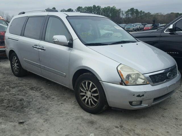 KNDMH4C76C6434001 - 2012 KIA SEDONA EX GRAY photo 1