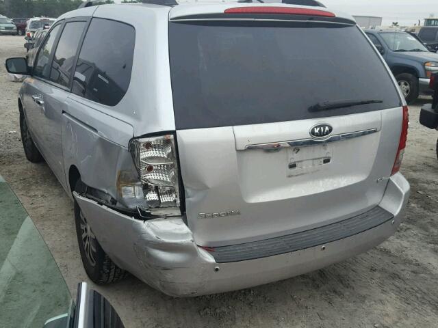 KNDMH4C76C6434001 - 2012 KIA SEDONA EX GRAY photo 3