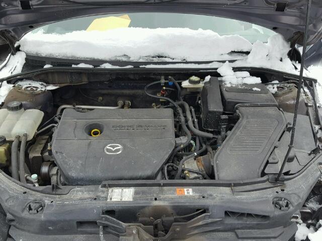 JM1BK34F491242848 - 2009 MAZDA 3 I GRAY photo 7