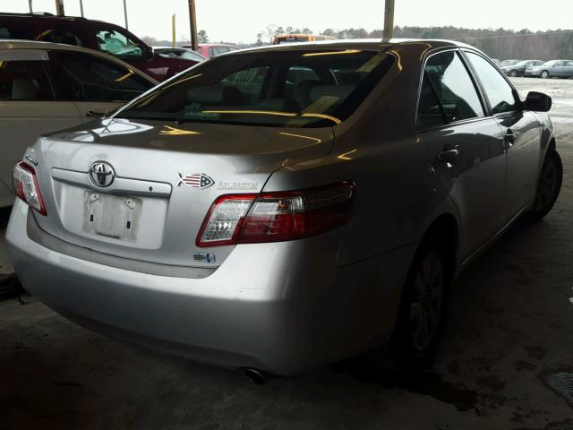 4T1BB46K09U070490 - 2009 TOYOTA CAMRY HYBR SILVER photo 4