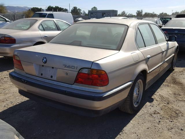 WBAGF6328SDH02673 - 1995 BMW 740 I AUTO GOLD photo 4