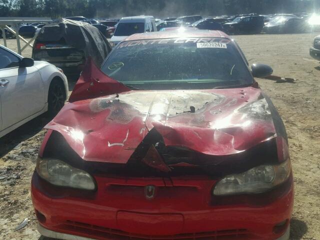 2G1WX12K0Y9261441 - 2000 CHEVROLET MONTE CARL RED photo 9