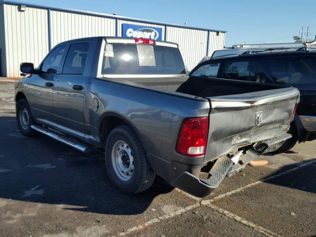 1D7RB1CP0BS663517 - 2011 DODGE RAM 1500 GRAY photo 3