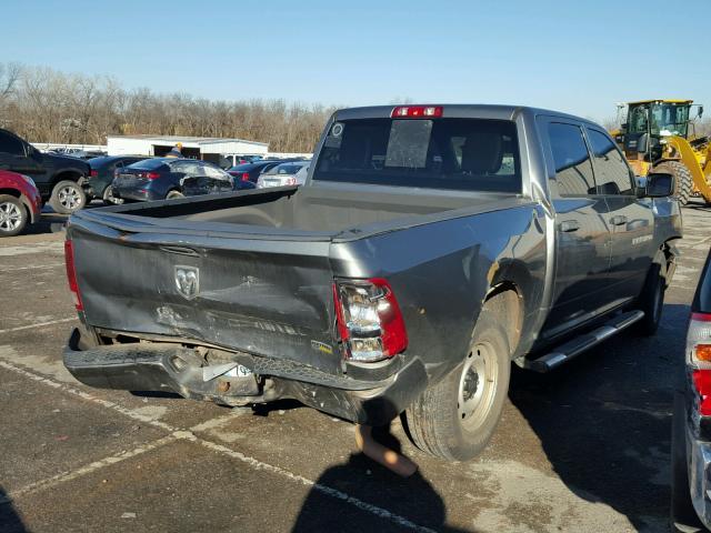 1D7RB1CP0BS663517 - 2011 DODGE RAM 1500 GRAY photo 4