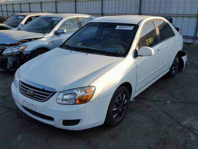 KNAFE222895664291 - 2009 KIA SPECTRA EX WHITE photo 2