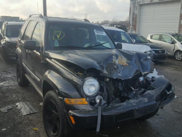 1J4GL58K25W675369 - 2005 JEEP LIBERTY LI BLACK photo 1