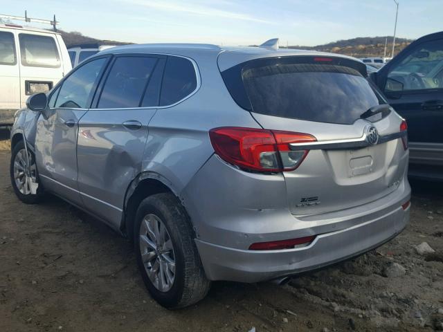 LRBFXDSA2HD023026 - 2017 BUICK ENVISION E GRAY photo 3