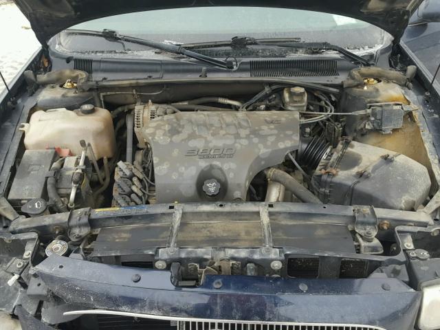 1G4HP54K444148301 - 2004 BUICK LESABRE CU BLUE photo 7