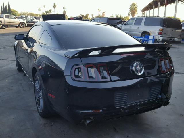 1ZVBP8AM2E5247743 - 2014 FORD MUSTANG BLACK photo 3