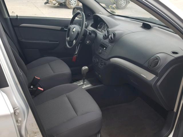 KL1TD56678B002703 - 2008 CHEVROLET AVEO BASE Gümüş foto 5