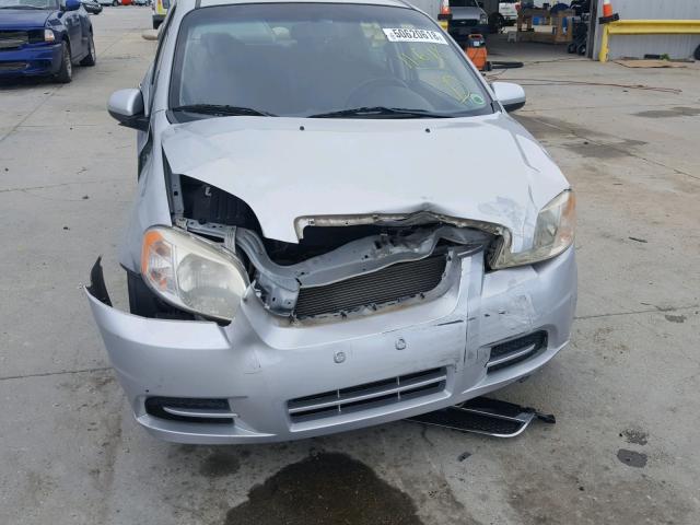 KL1TD56678B002703 - 2008 CHEVROLET AVEO BASE Gümüş foto 9