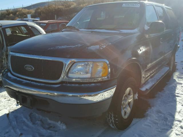 1FMPU18L2XLC20669 - 1999 FORD EXPEDITION BLUE photo 2