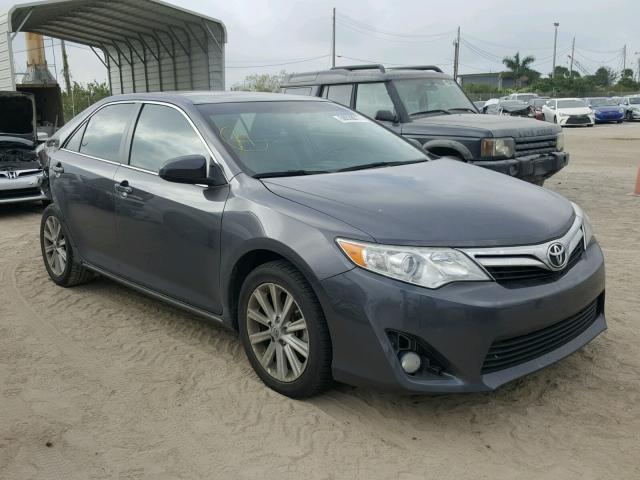 4T1BF1FK4DU273197 - 2013 TOYOTA CAMRY L GRAY photo 1