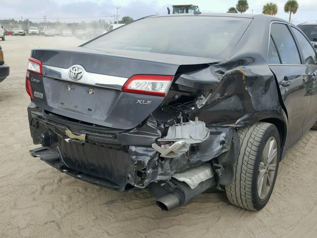 4T1BF1FK4DU273197 - 2013 TOYOTA CAMRY L GRAY photo 9