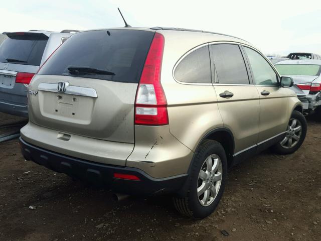 JHLRE48527C025140 - 2007 HONDA CR-V EX GOLD photo 4