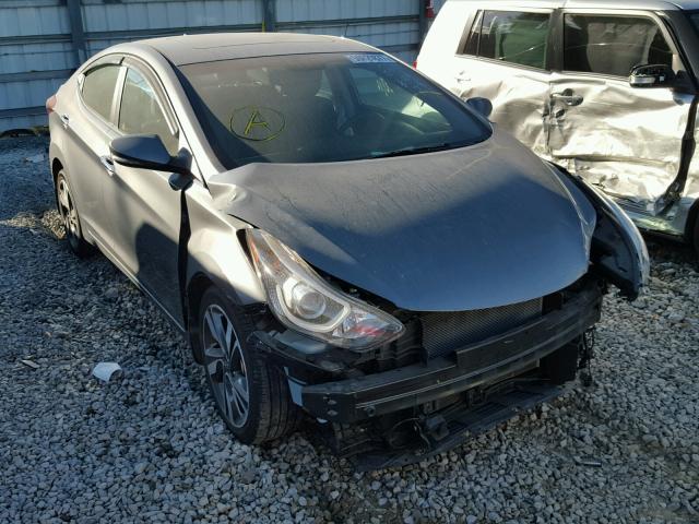 KMHDH4AEXGU594011 - 2016 HYUNDAI ELANTRA SE GRAY photo 1