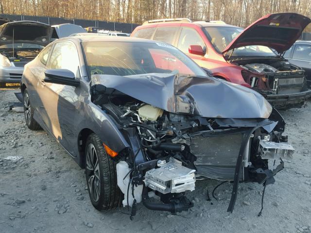 2HGFC3B35HH360559 - 2017 HONDA CIVIC EX GRAY photo 1